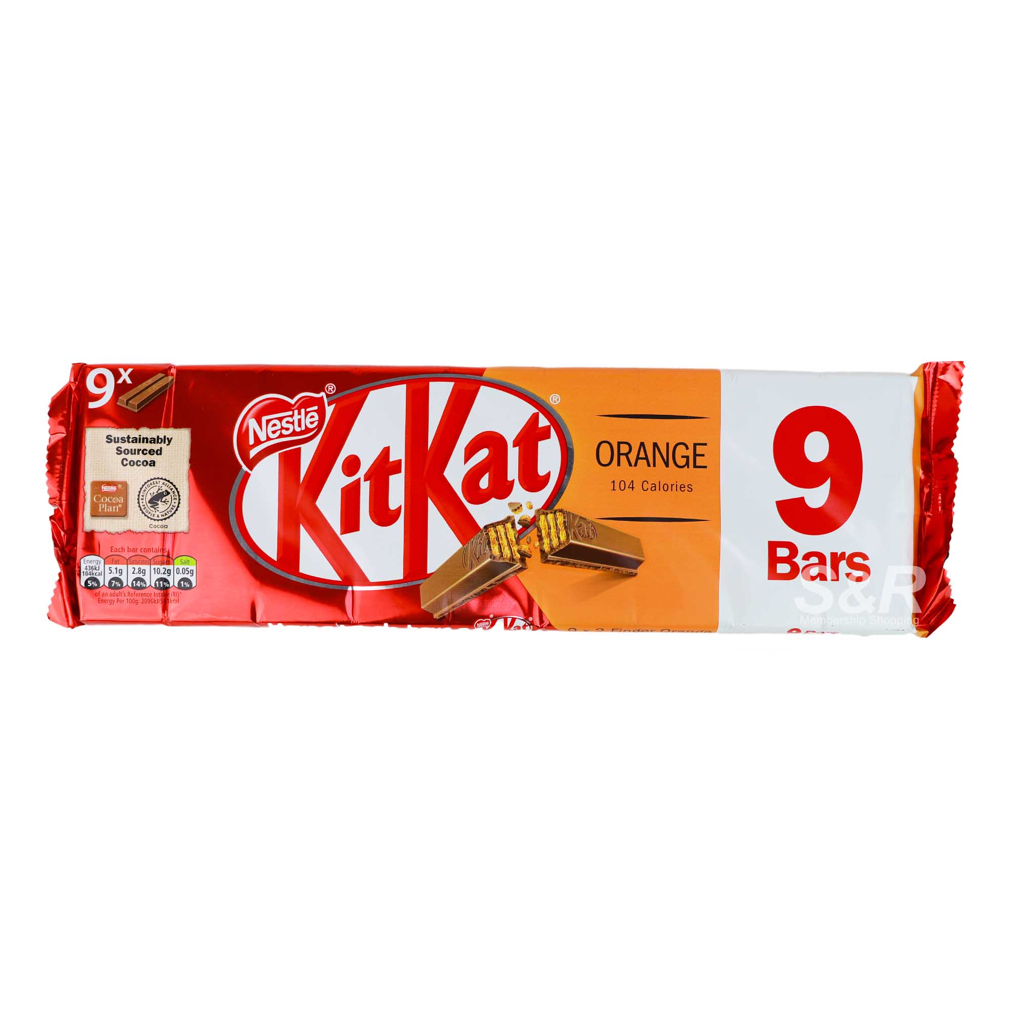 KitKat Orange Wafer Chocolates 186.3g KitKat Orange Wafer Chocolates 186.3g
